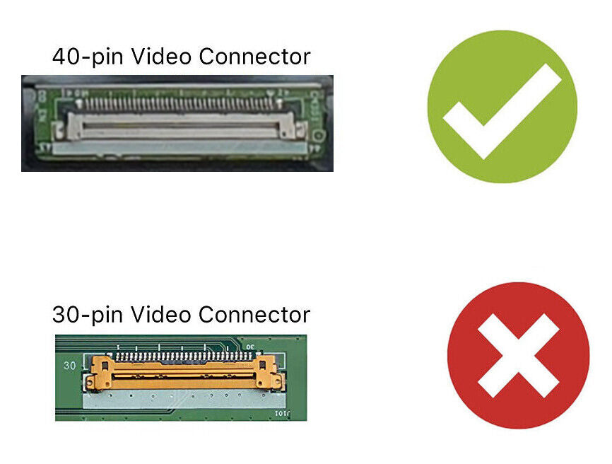 AU Optronics B160UAN08.3 16.0 inch 180Hz laptop panel connector view