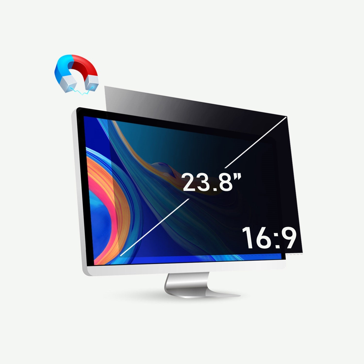 23.8" Magnetic Privacy Screen Filter 16:9