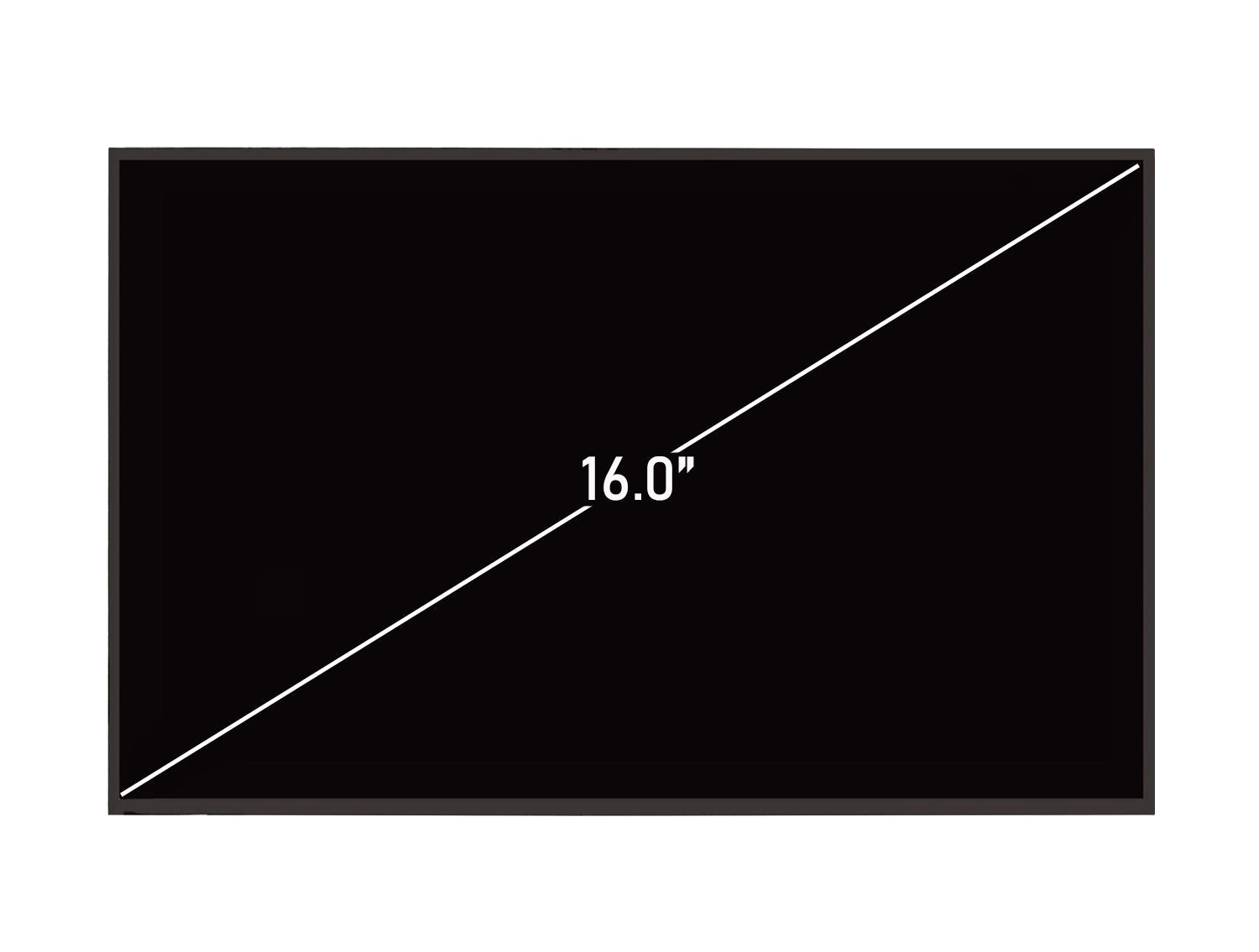 AU Optronics B160UAN04.D laptop screen angled view