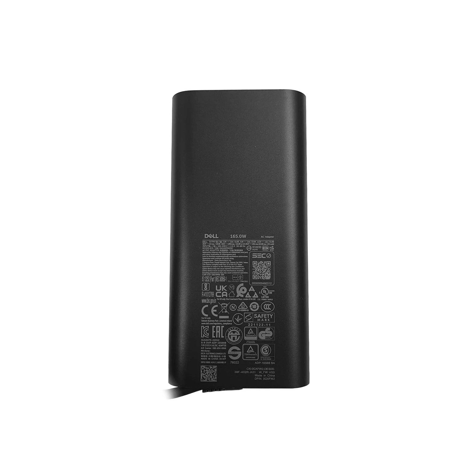 Dell 28V 5.893A 165W USB Type-C Laptop Adapter