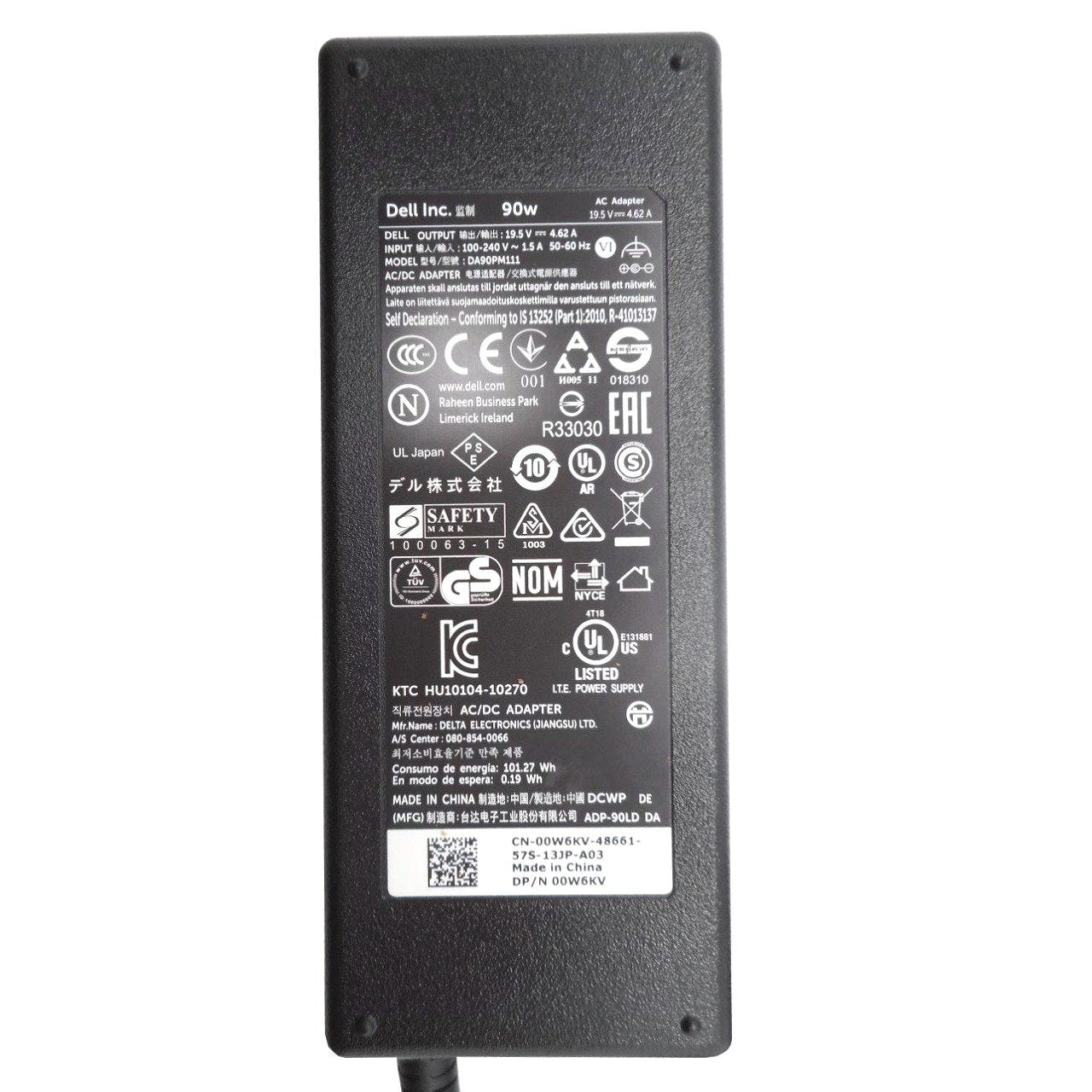 Dell DA90PM111 90W Laptop Adapter Block Shape