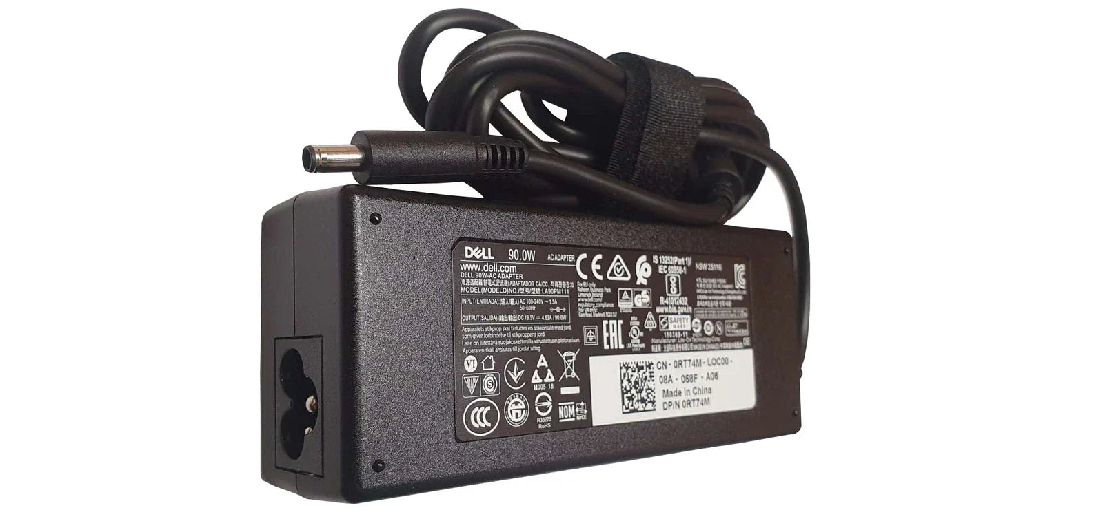 Dell 19.5V 4.62A 90W Laptop Adapter 4.5mm x 3.0mm Pin Size