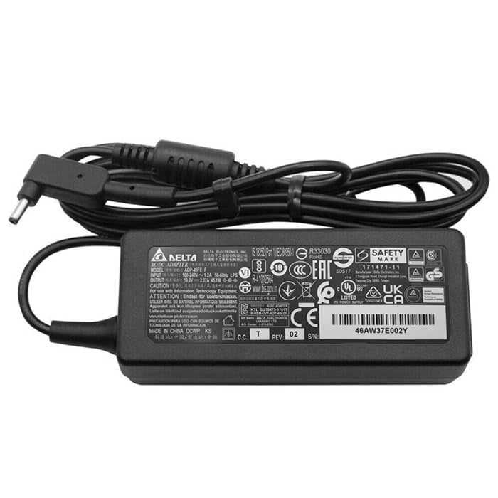 Delta 19V 2.37A 45W Laptop Adapter 5.5mm x 1.7mm Pin Size