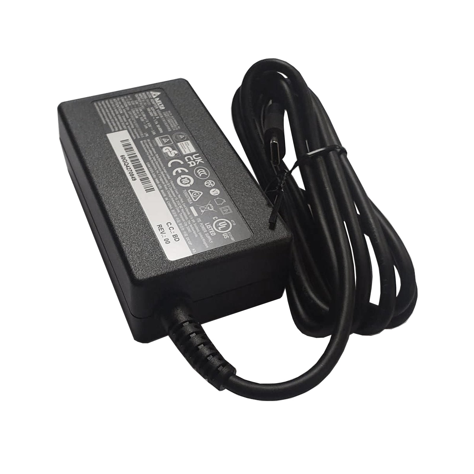 Delta For Samsung Galaxy Book Flex NP950QCG 65W USB Type-C Laptop Adapter