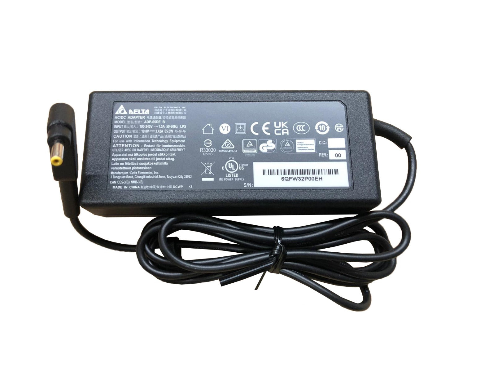 Delta For Acer Swift 3 SF314-43-R4HPPSU 65W Laptop Adapter