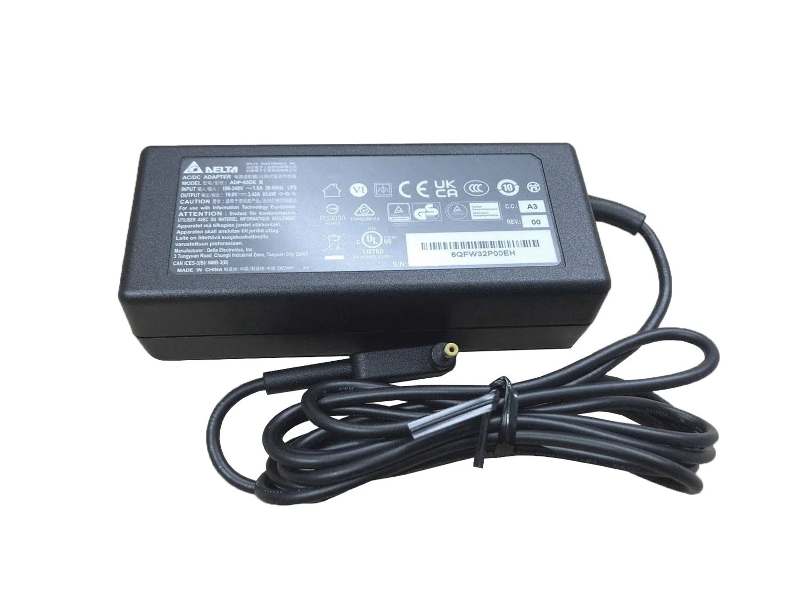 Delta For Acer Swift 3 SF314-43-R4HPPSU 65W Laptop Adapter