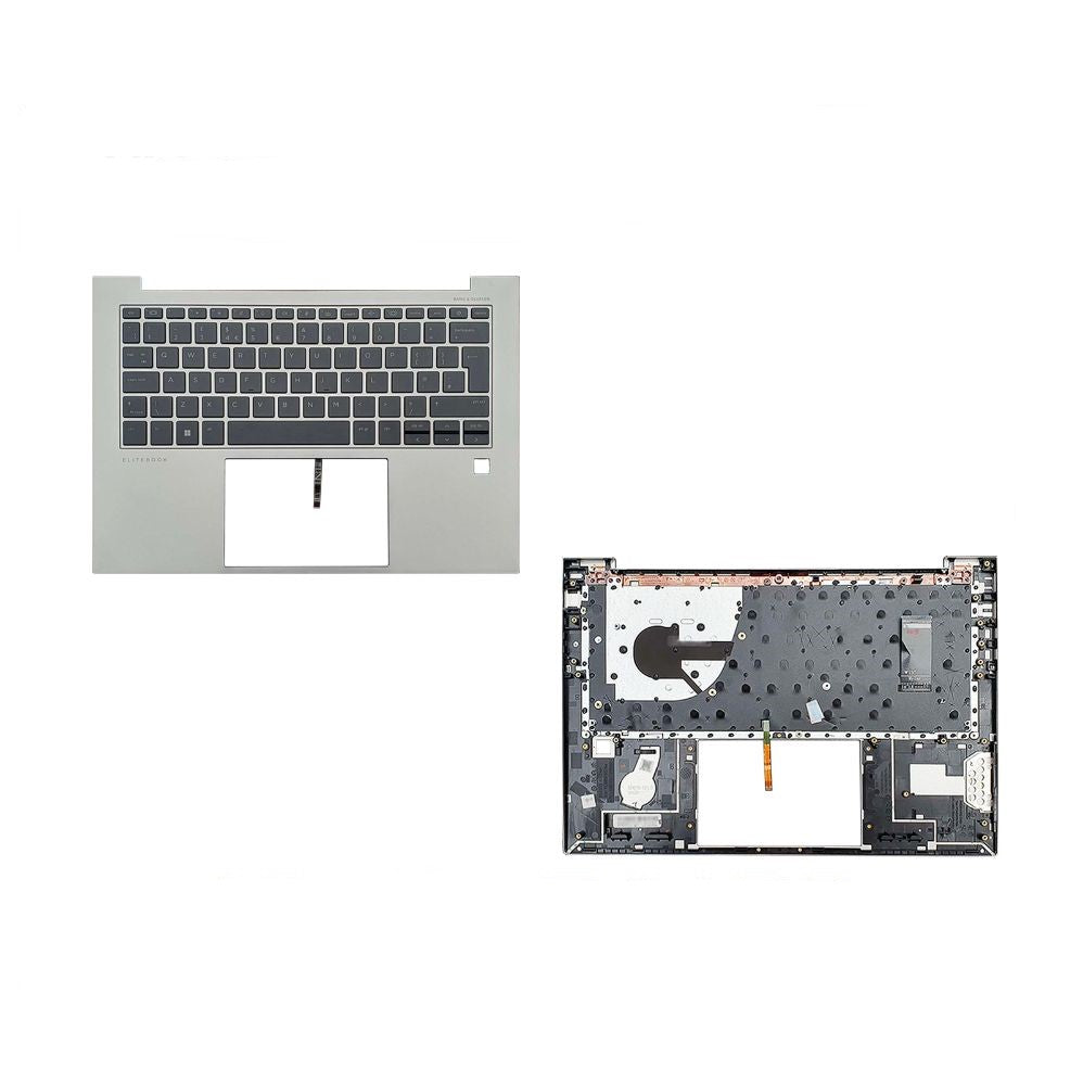 HP EliteBook 840 G9 Replacement Backlit Keyboard Palmrest Silver Laptop