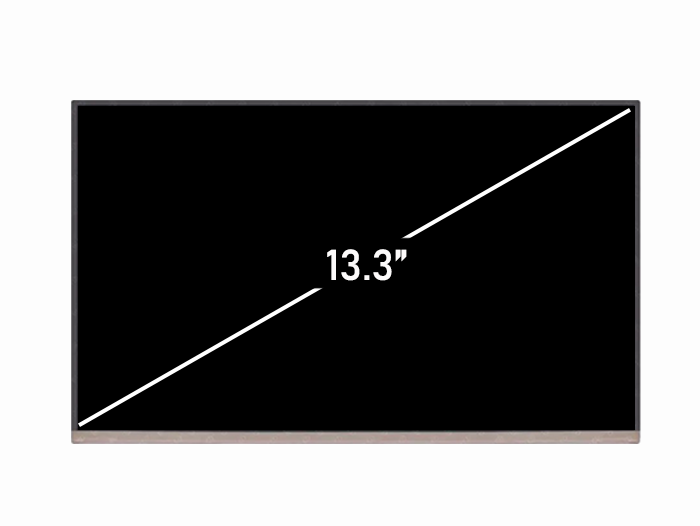 Dell Latitude 13-7300 13.3" laptop screen panel front view