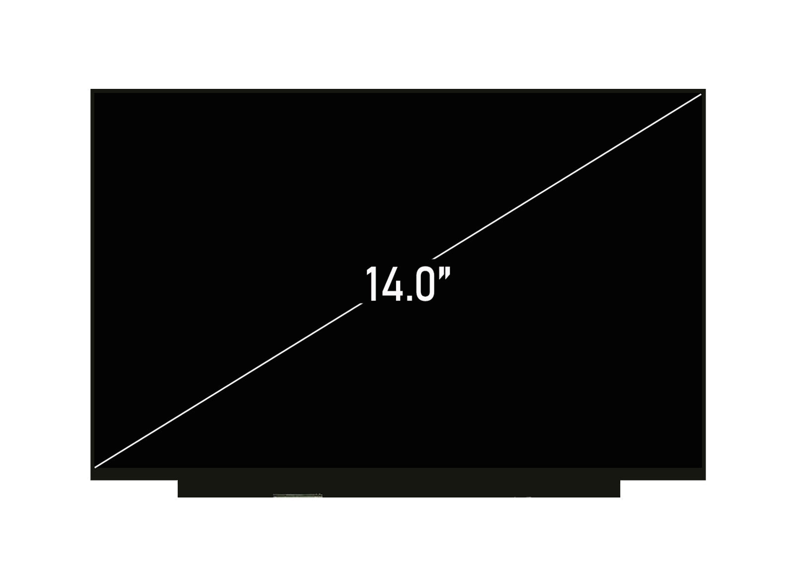 AUO B140UAK03.J HW0A 14.0 inch touchscreen laptop panel connector view