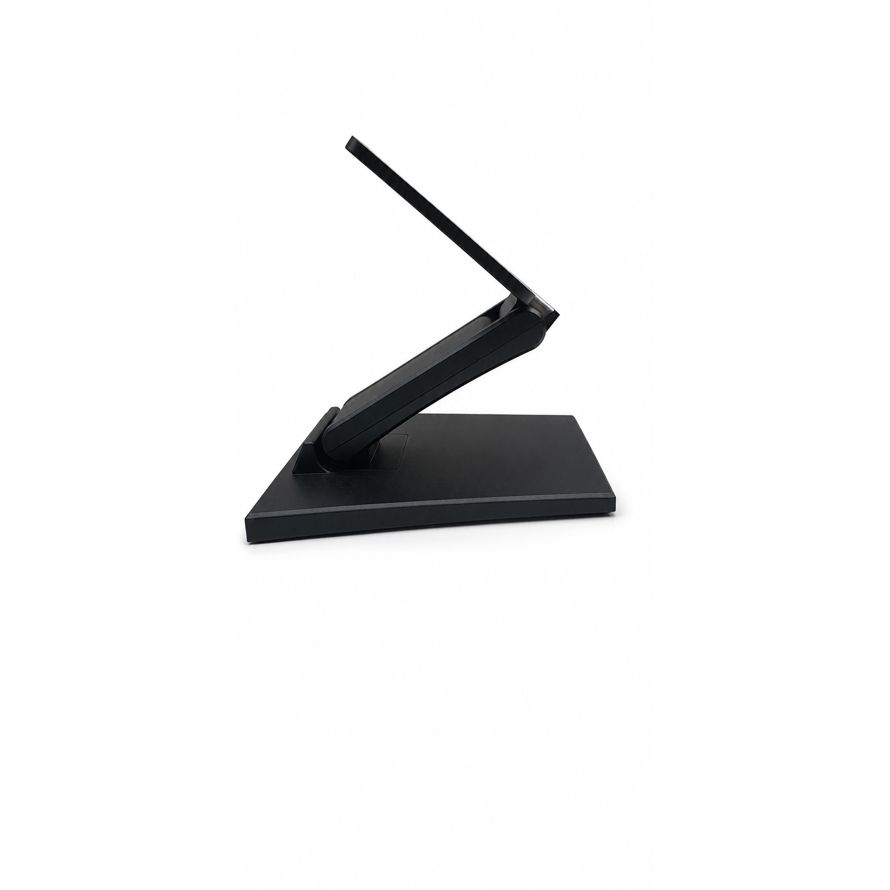 Powergoat YT101 folding VESA desktop stand side
