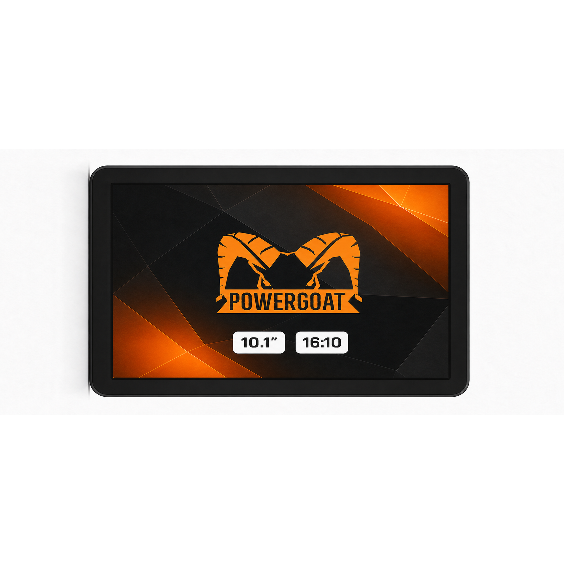 Powergoat YT101 10.1 inch industrial touchscreen monitor front display