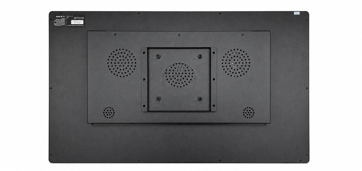 Powergoat YT27 27 inch industrial touchscreen monitor ports view
