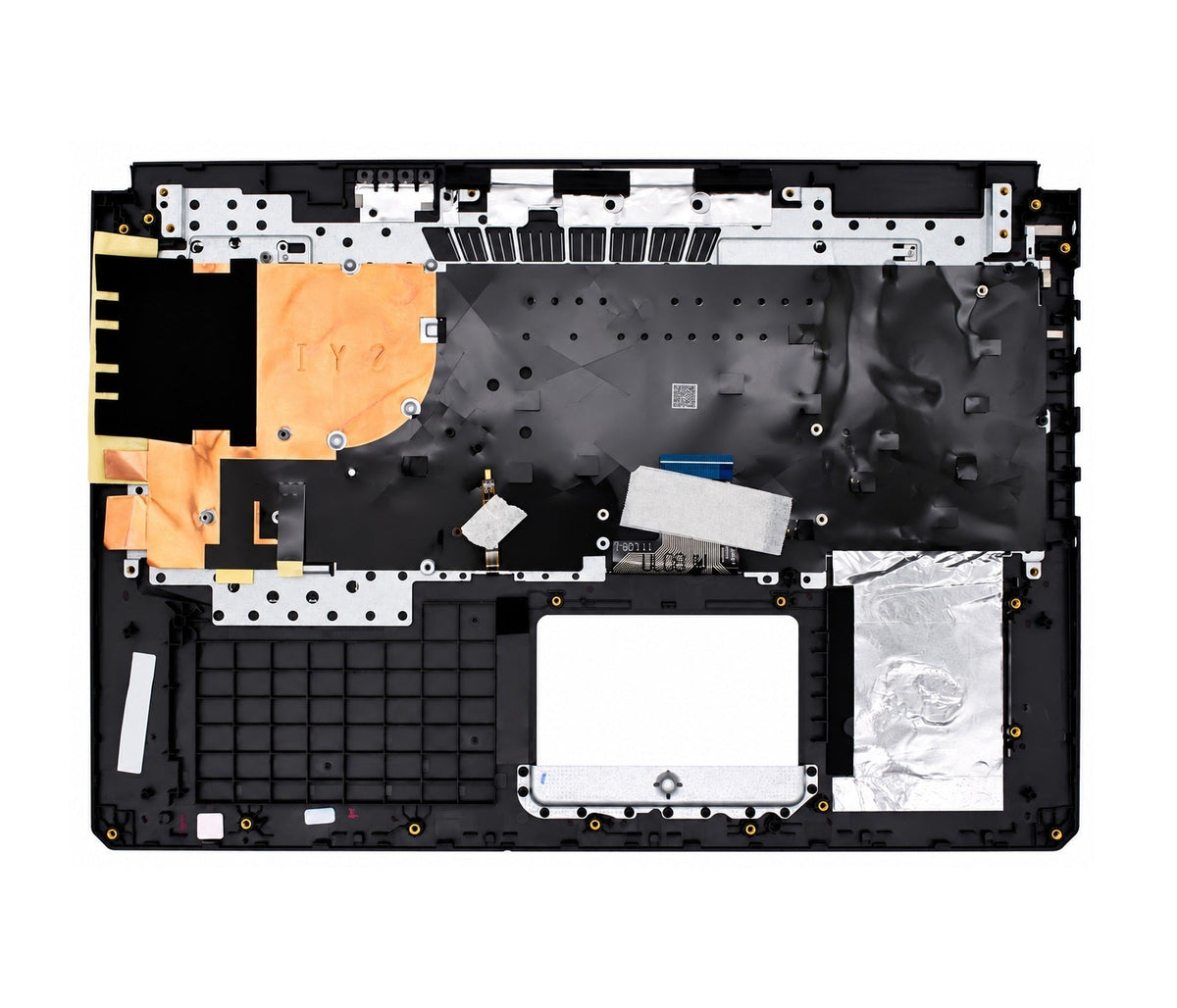 Asus 90NR00Z2 keyboard palmrest black angled view