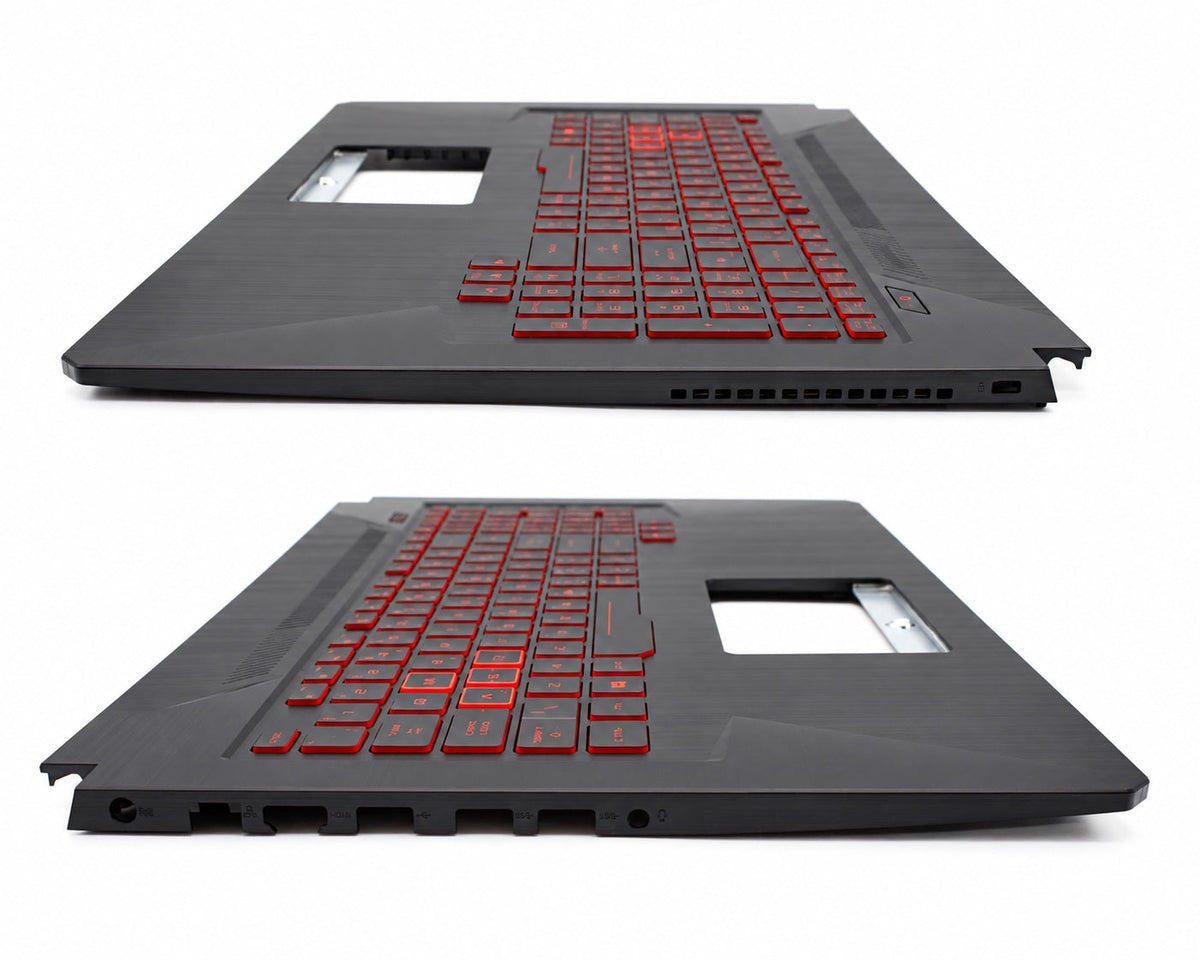 Asus 90NR00Z2 keyboard palmrest black detail view