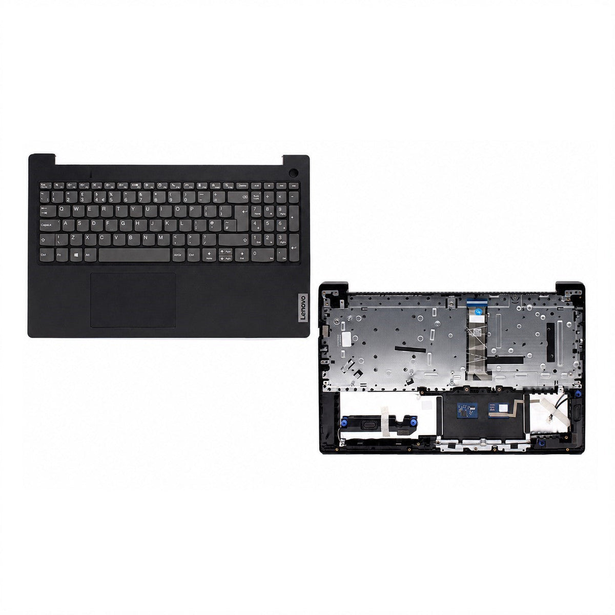 Lenovo FRU 5CB1C18851 keyboard palmrest black connector view