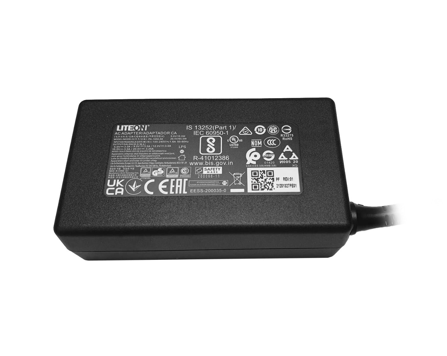 Liteon For Dell LA65NM170 65W USB Type-C Laptop Adapter