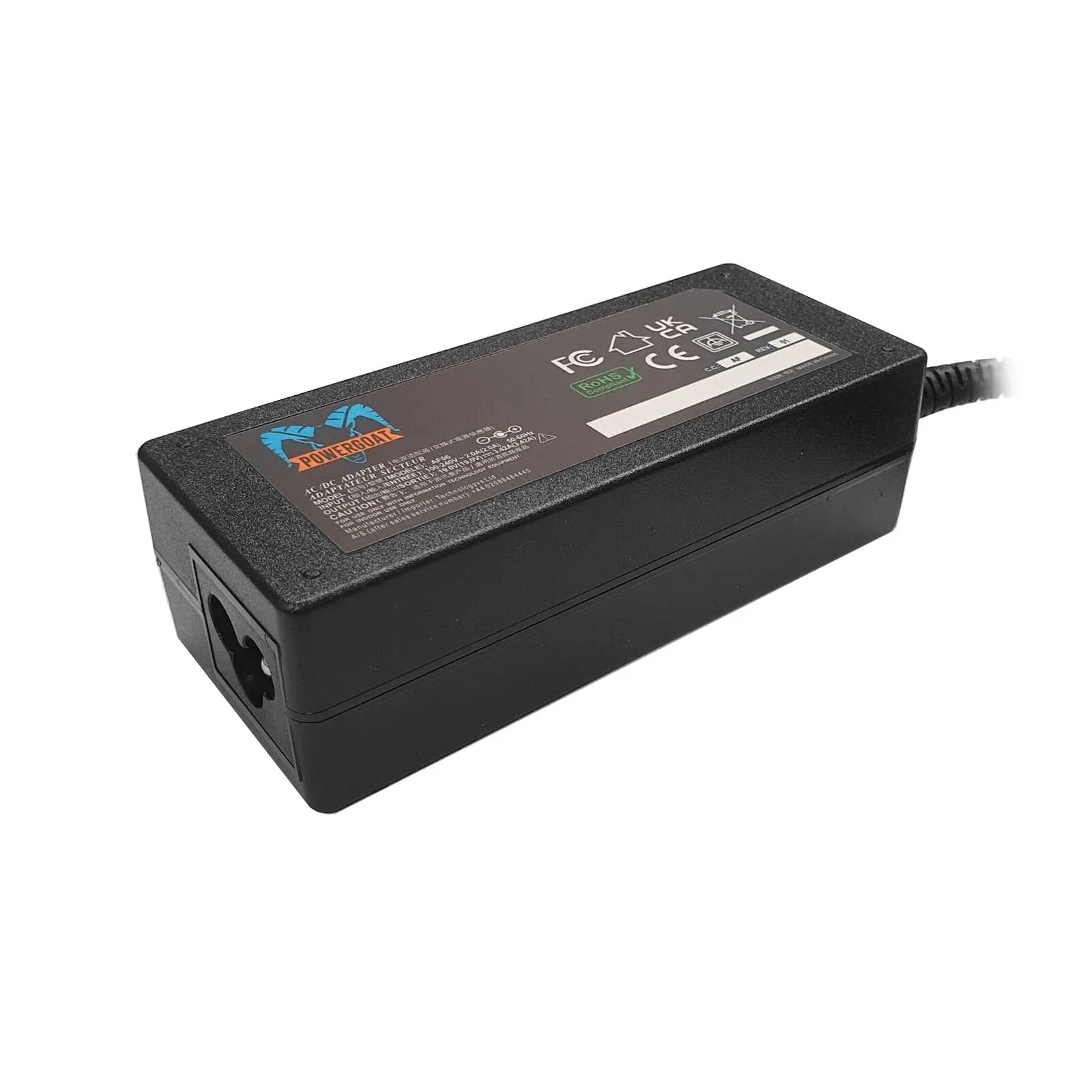Powergoat 19V 3.42A 65W Laptop Adapter 4.0mm x 1.2mm / 1.35mm Pin Size