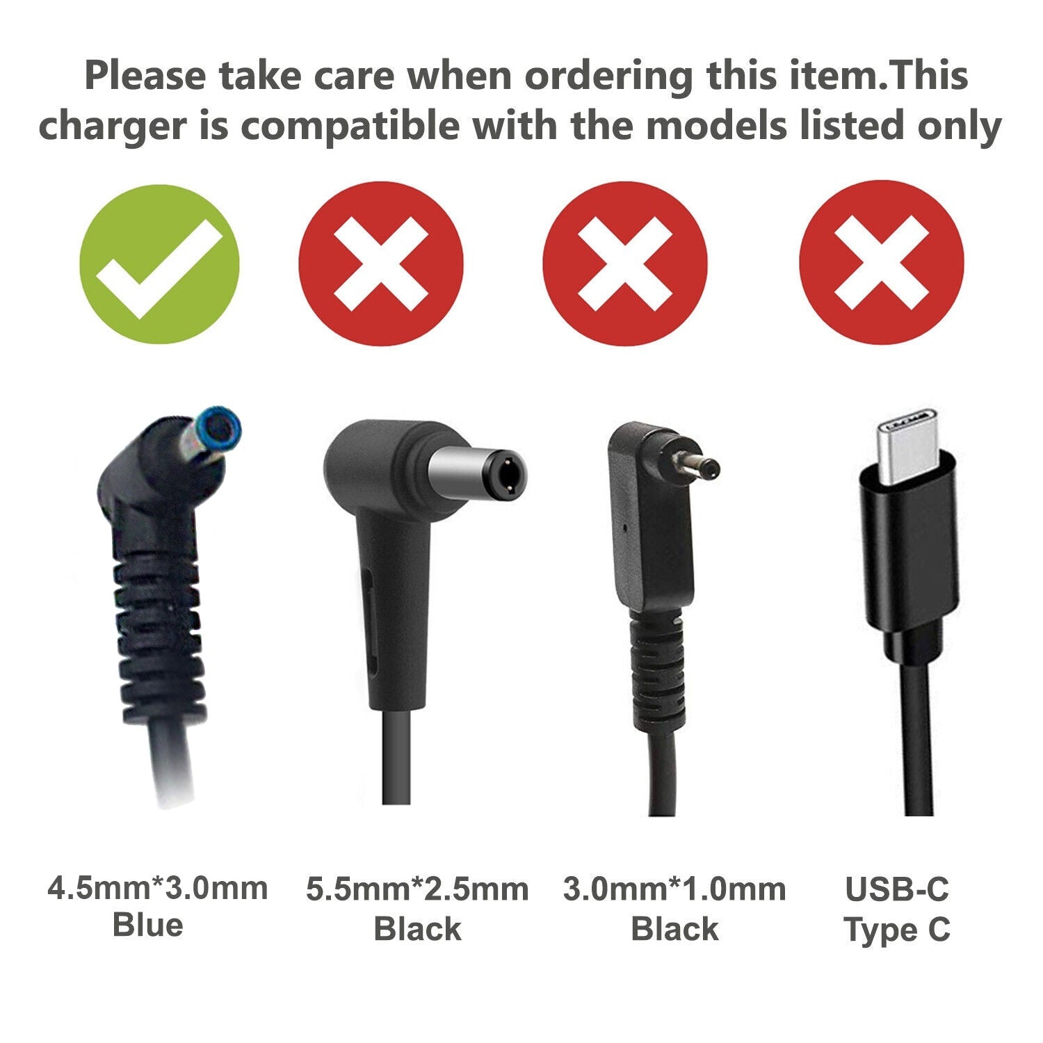Powergoat 19.5V 2.31A 45W Laptop Adapter 4.5mm x 3.0mm Pin Size