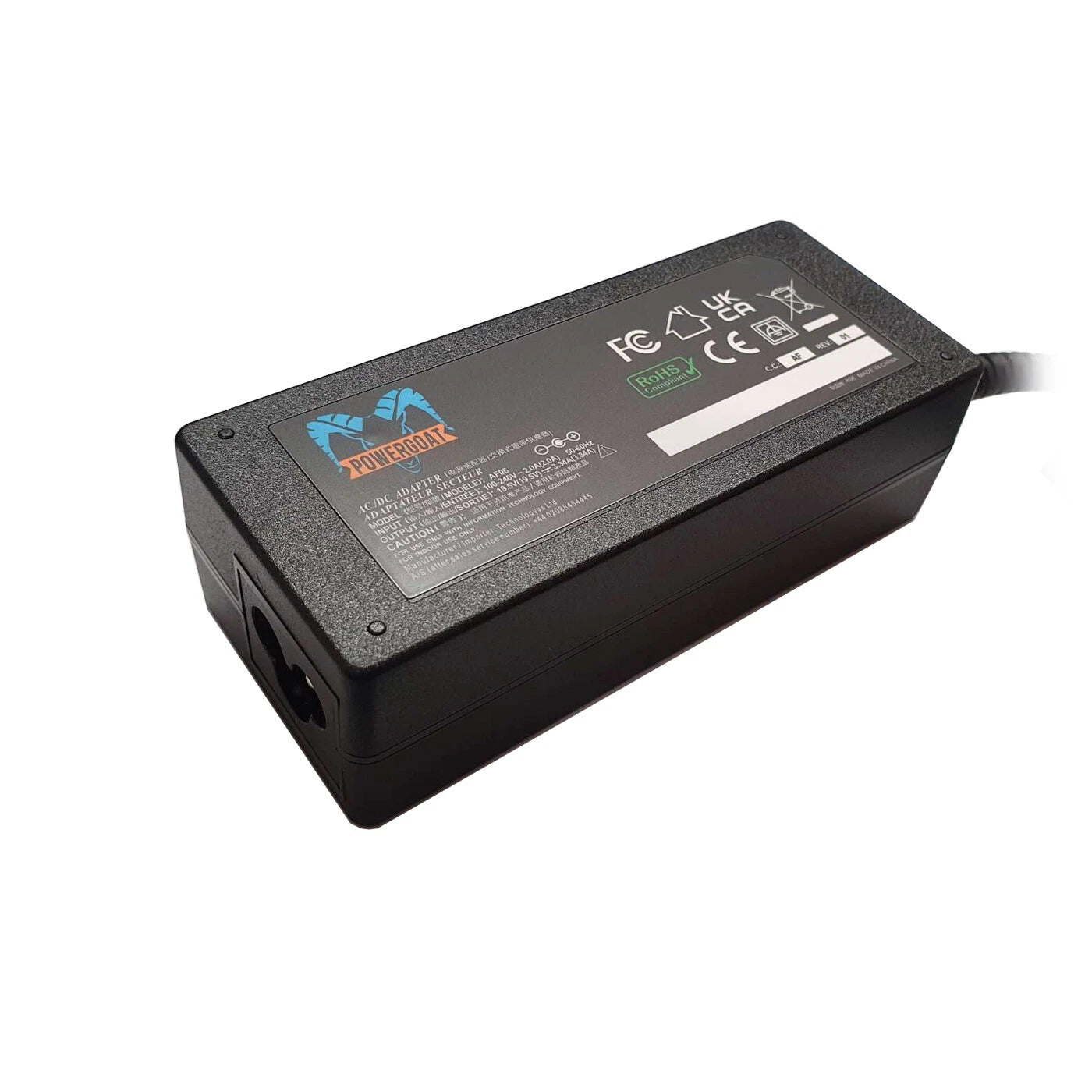 Powergoat 19.5V 3.34A 65W Laptop Adapter 7.4mm x 5.0mm Pin Size