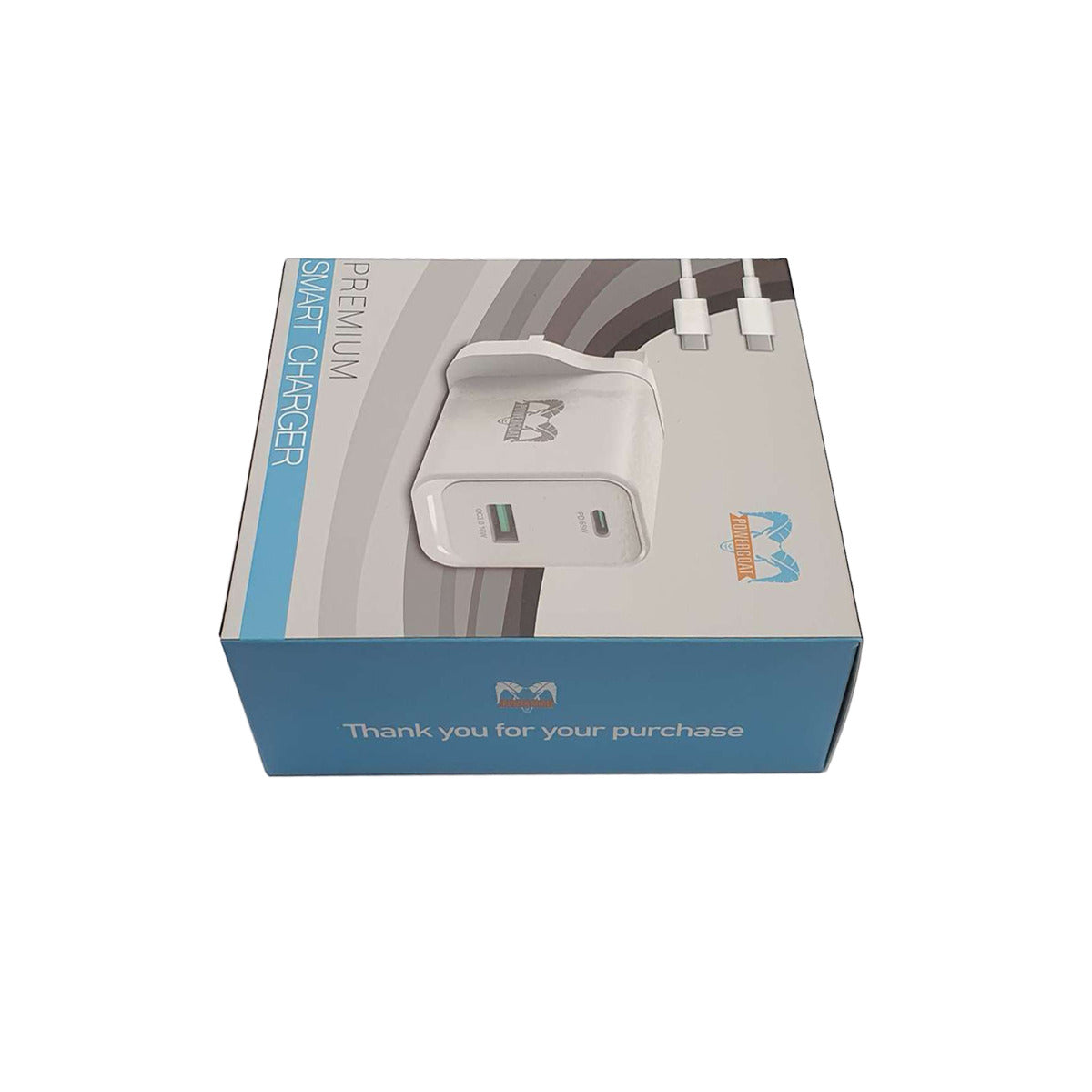 Powergoat For HP Pavilion X2 10-N054SA 65W USB Type-C GaN Laptop Wall Adapter
