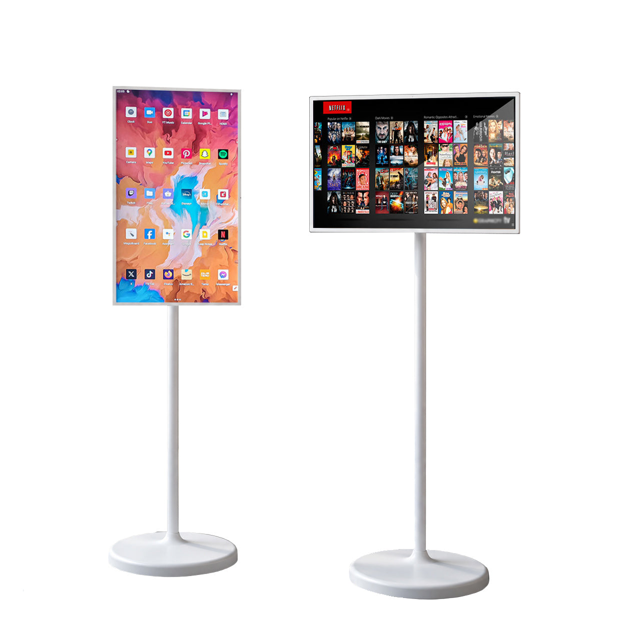 21.5" Mobile Touch Screen Portable WIFI TV Android 15