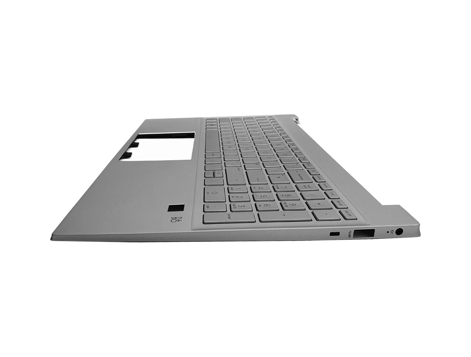 HP Pavilion 15-EH Replacement Keyboard Palmrest Silver UK