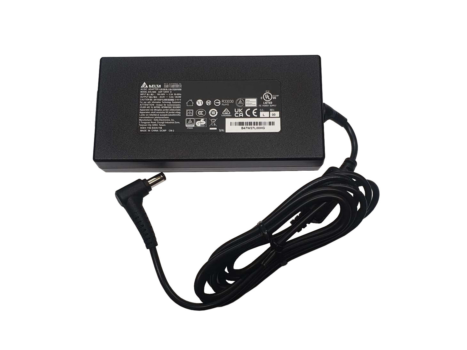 Delta 20V 6A 120W Laptop Adapter Charger 5.5MM X 2.5MM