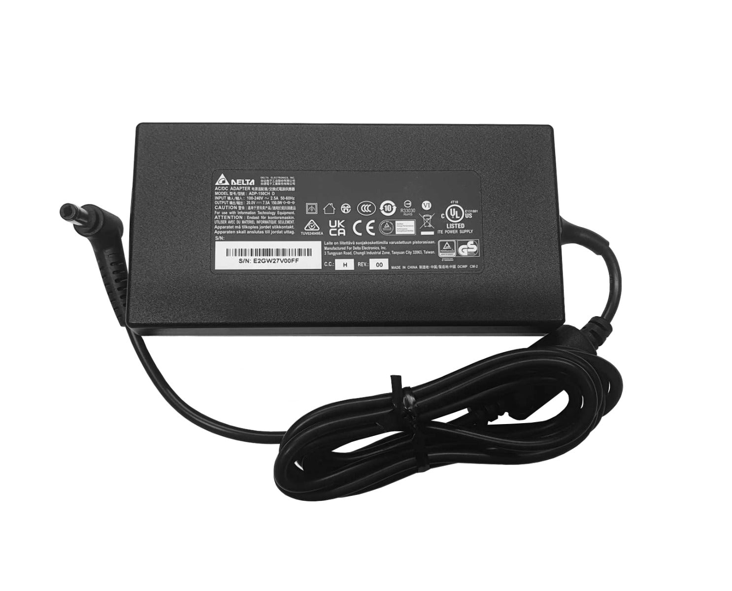 Delta 20V 7.5A 150W Laptop Charger Adapter 5.5MM X 2.5MM
