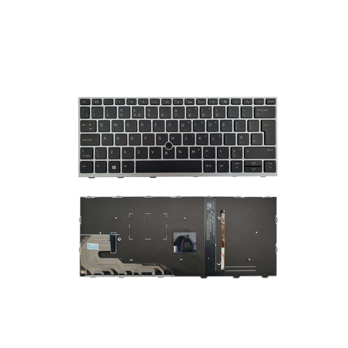 HP EliteBook 830 G6 Replacement Backlit Keyboard UK Layout