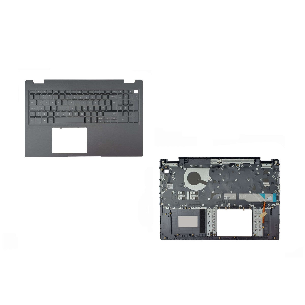 Dell 0CMCDF CMCDF Palmrest with Backlit Keyboard Replacement No Trackpad