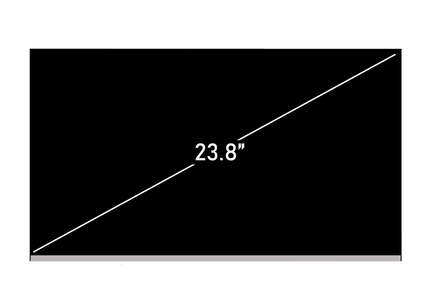 Dell 01TJ8H 23.8" LCD Screen