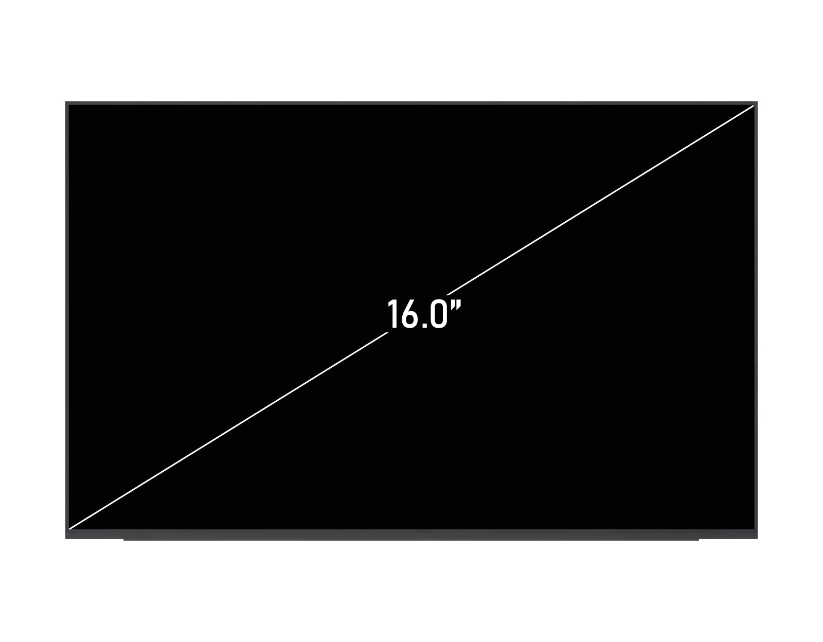 BOE-Hydis NS160MZ0-M00 Replacement 16.0" Laptop Display Panel