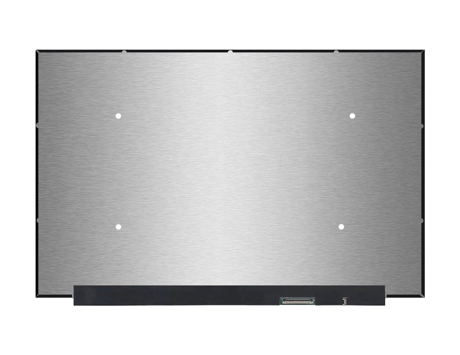 16.0-inch IPS laptop display panel model B160QAN02.R HW0A showing a slim matte black screen with thin bezels, designed for high-resolution laptop use, viewed front-on with a clean, reflective glass surface.”