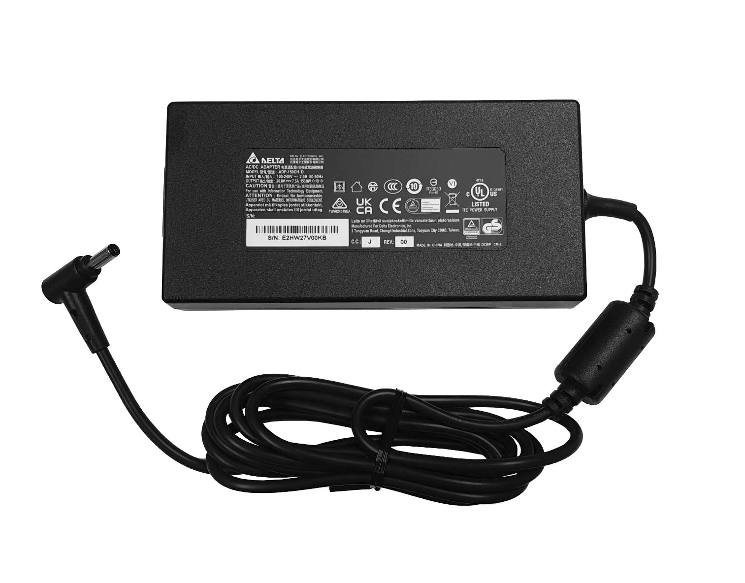 Delta 20V 7.5A 150W AC Laptop Adapter  4.5MM X 3.0MM Pin Size