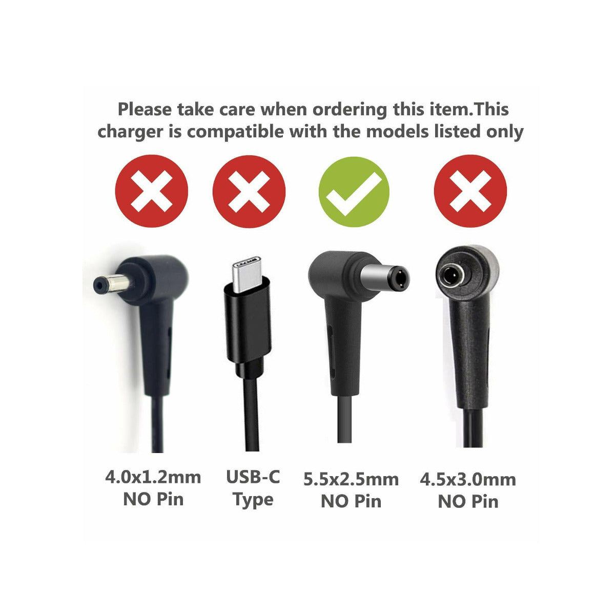 Delta 20V 7.5A 150W Laptop Charger Adapter 5.5MM X 2.5MM