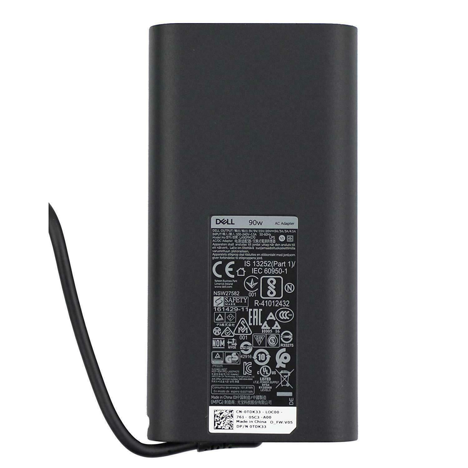 Dell Y2XGV 0Y2XGV 90W USB Type-C Laptop Adapter