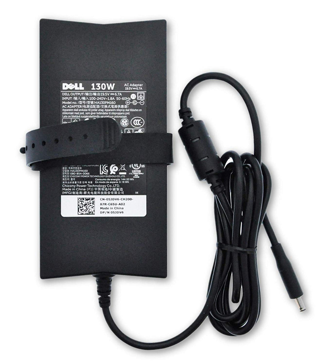 Dell 19.5V 6.67A 130W Laptop Adapter Block Shape 4.5mm x 3.0mm Pin Size