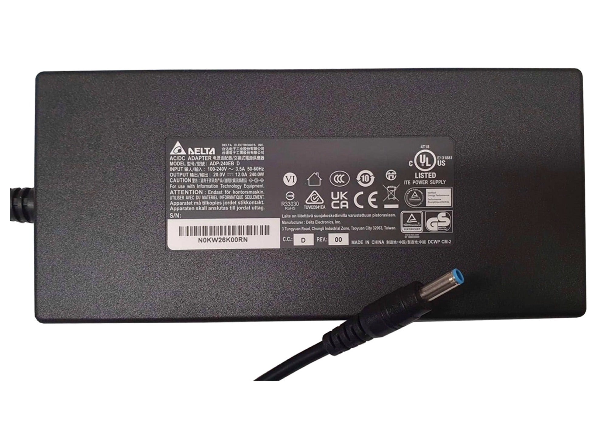 Genuine Delta 240W Power Adapter for HP Omen 15-DC0018NP Laptop Charger