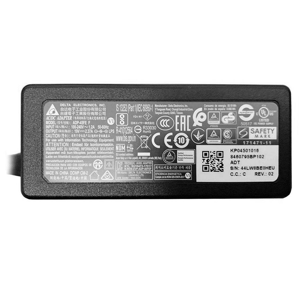 Acer Iconia Tab W700P 45W Laptop Adapter
