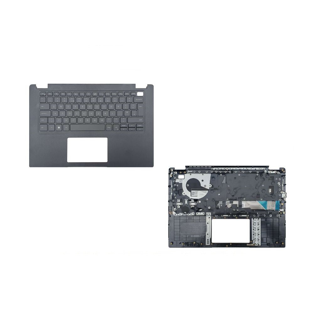 Dell Latitude 14 3410 Palmrest Replacement Backlit Keyboard Grey UK Layout