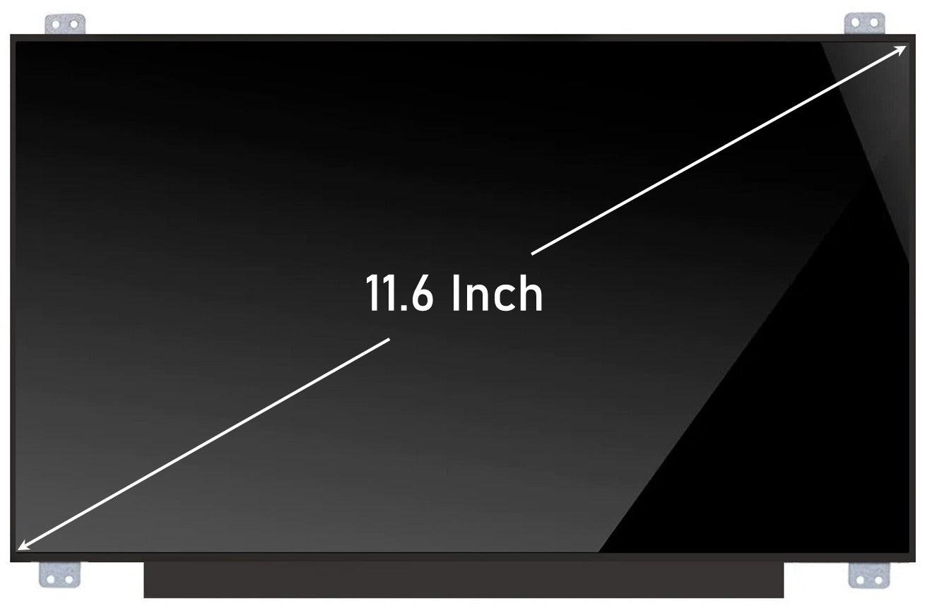 Dell TF86G 0TF86G 11.6" Laptop Screen With Top And Bottom Brackets