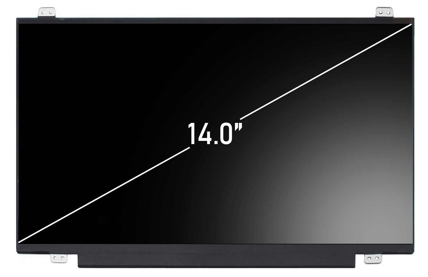HP Compaq 340 G5 14.0'' Laptop Screen With Top and Bottom Brackets
