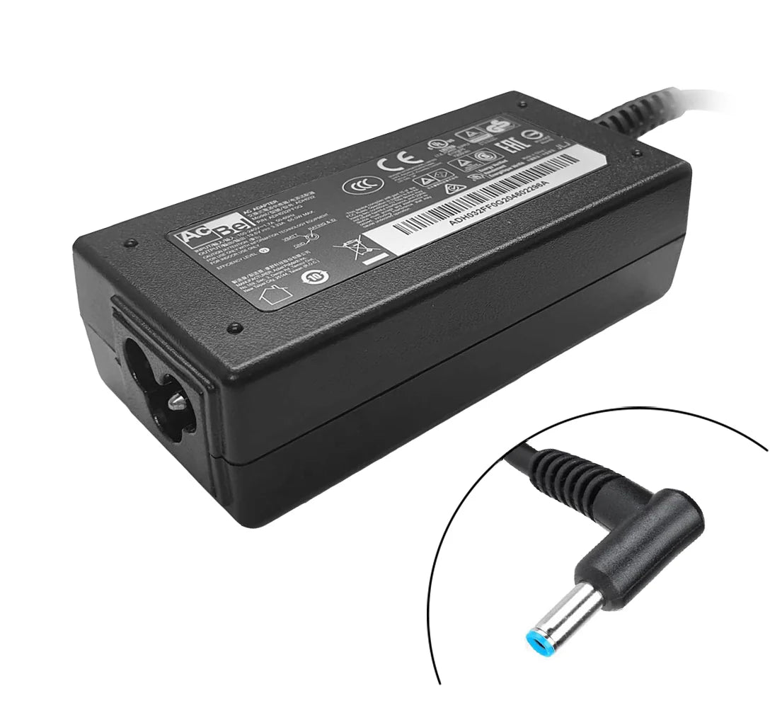 19.5V 3.33A 65W ACBEL 4.5mm 3.0mm AC Adapter Blue Tip Charger