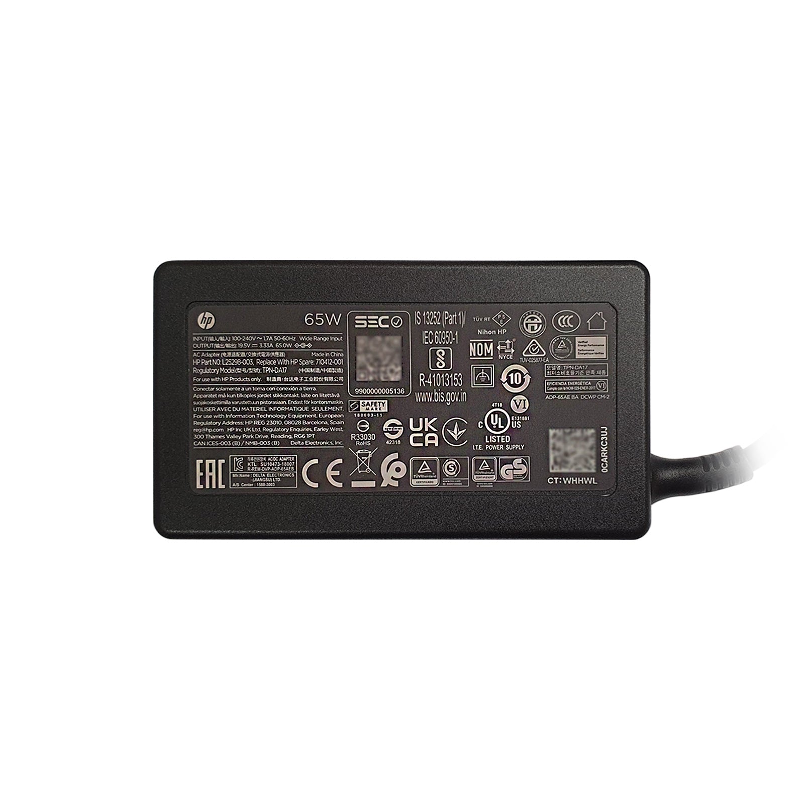 HP 20V 3.25A Laptop Adapter