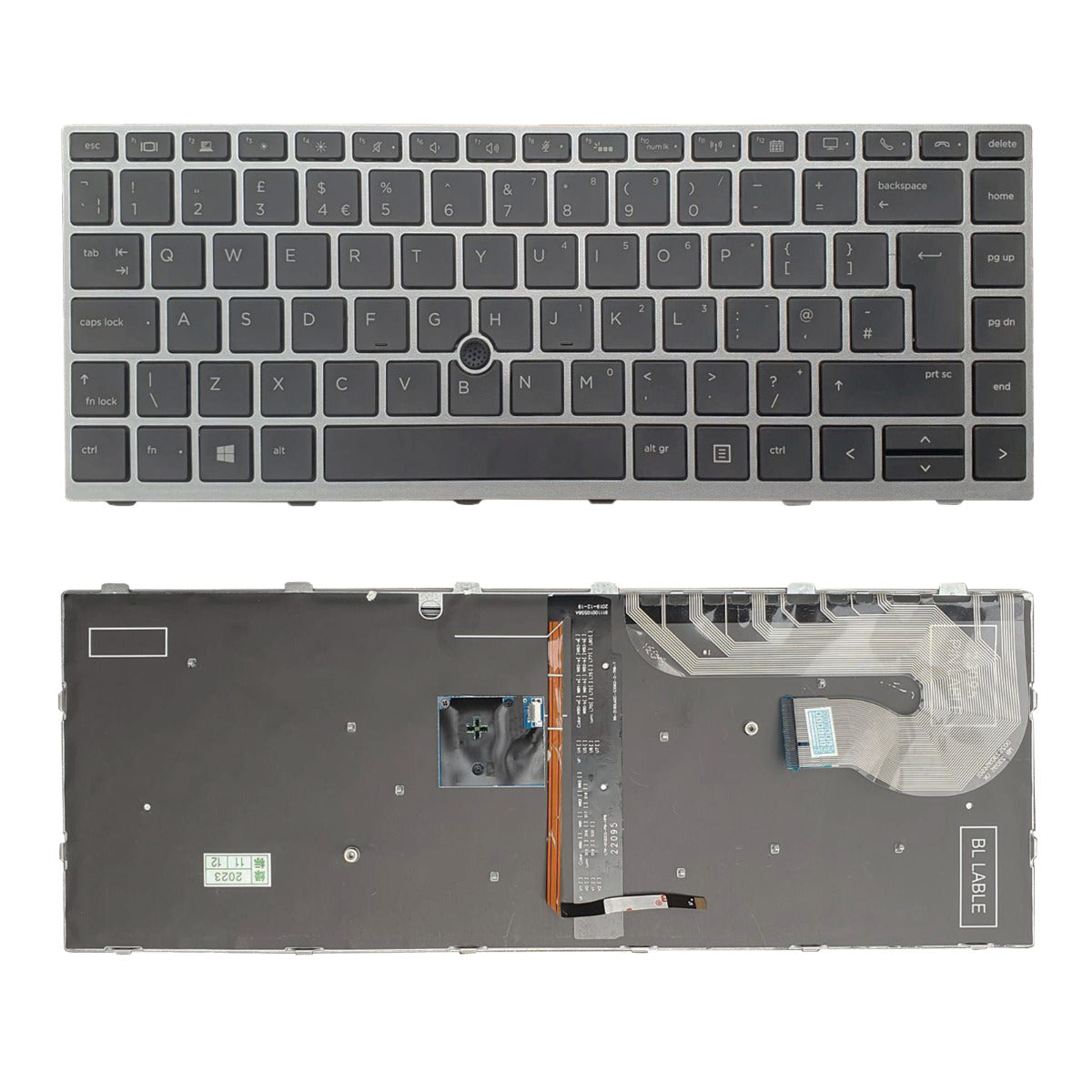 HP L09813-031 Laptop UK Layout Keyboard With Backlit