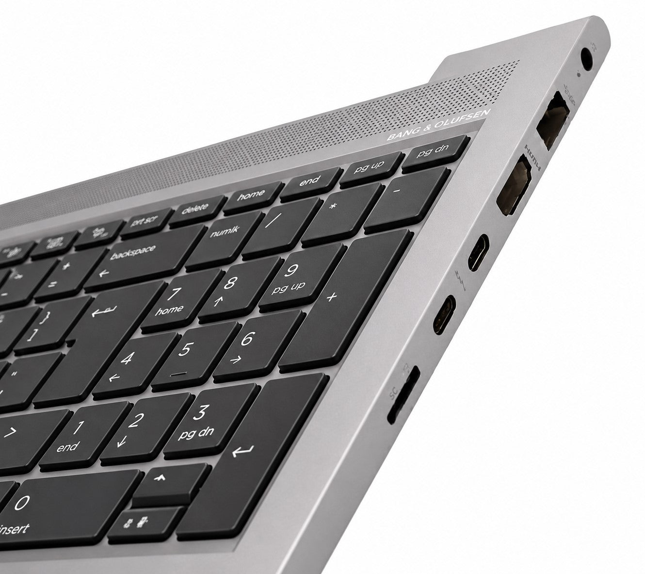 HP ZBook Firefly 15 G8 keyboard with palmrest grey view 4