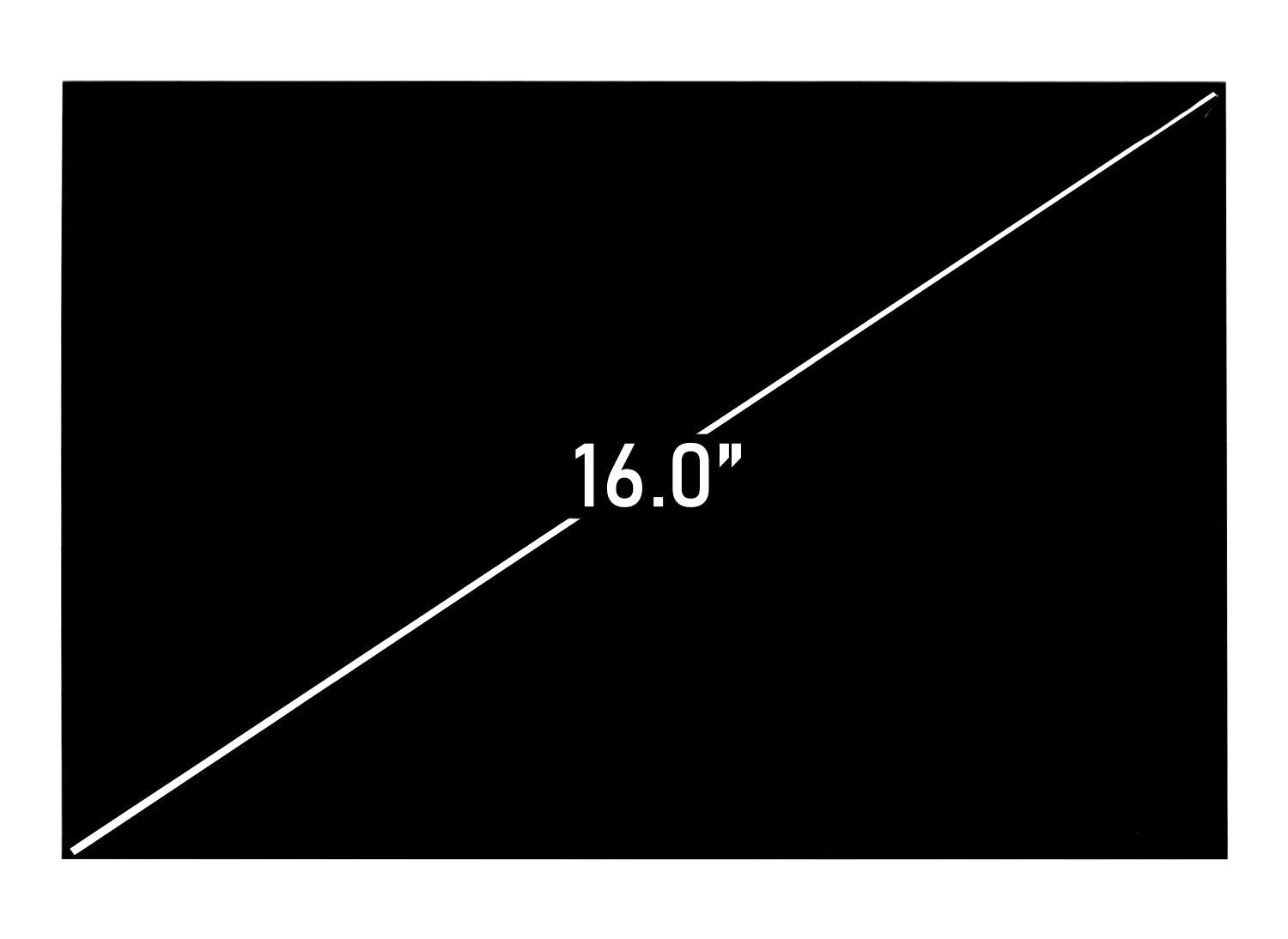 Asus ROG Zephyrus G16 GU603VI laptop screen panel front view