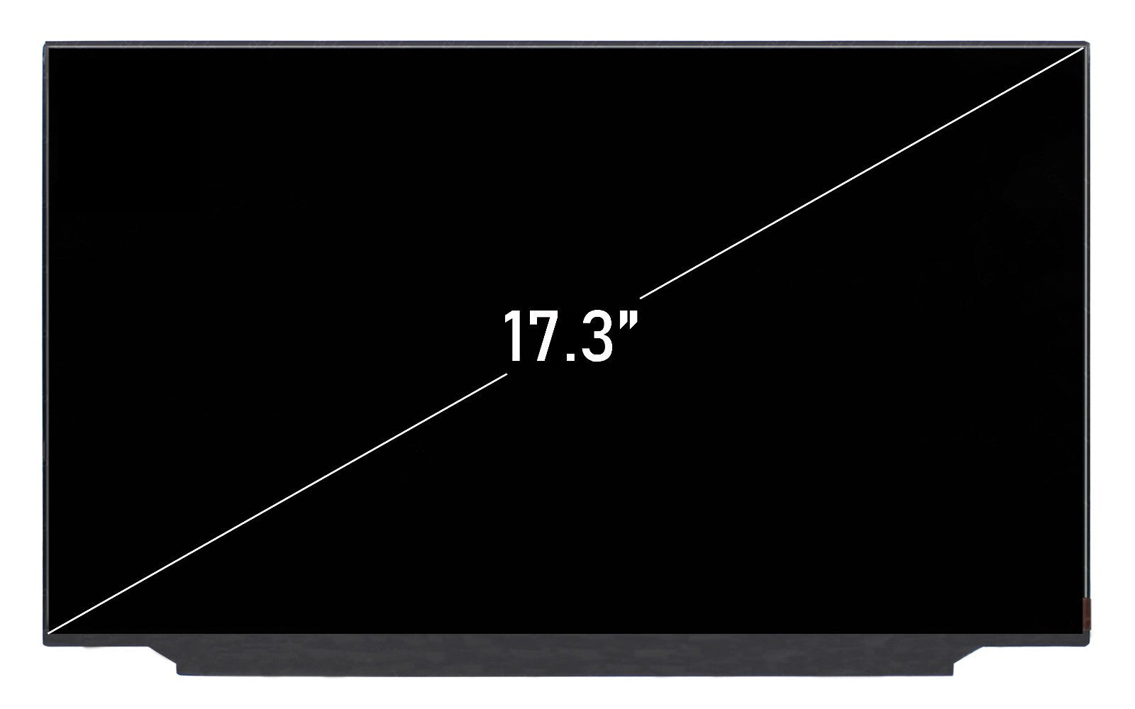 MSI GS76 11UG-478BE 17.3" laptop screen panel front view