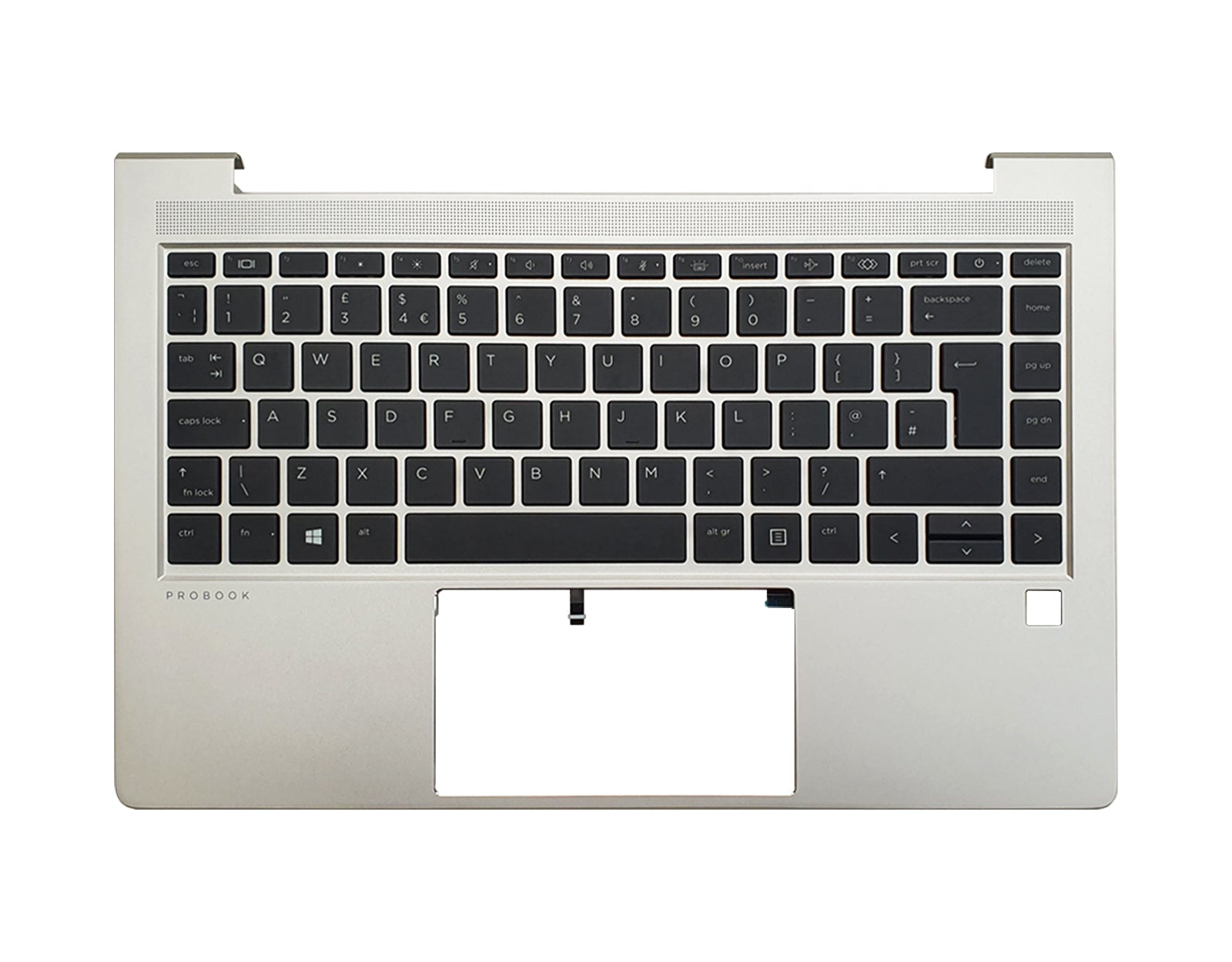 HP ProBook 440 G10 Roc14 UK layout backlit keyboard with top cover assembly for HP ProBook 440 G10, palmrest replacement with British English layout