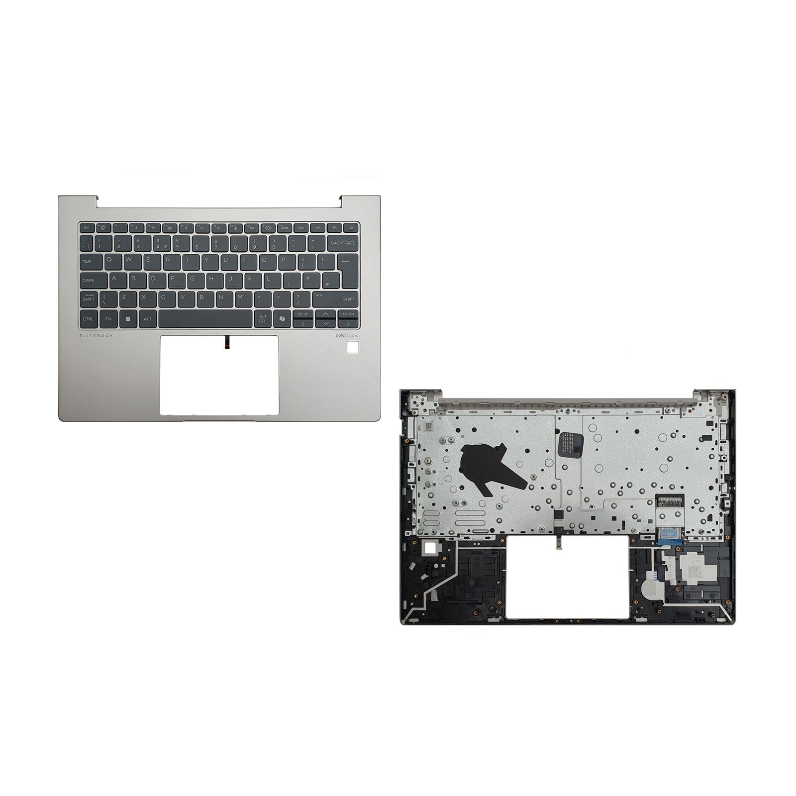 HP Elitebook 640 G11 Replacement Laptop Keyboard Palmrest UK Layout